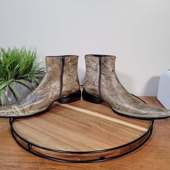 IMPULSE by Steeple Gate Men\'s Leather Ankle Boots Size 8 main image 10